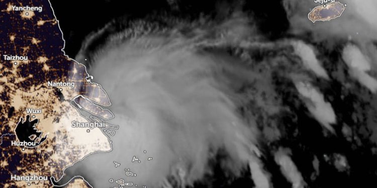 Topan Pulasan Melemah Menjadi Depresi Tropis Setelah Dua Kali Mendarat di Cina Timur