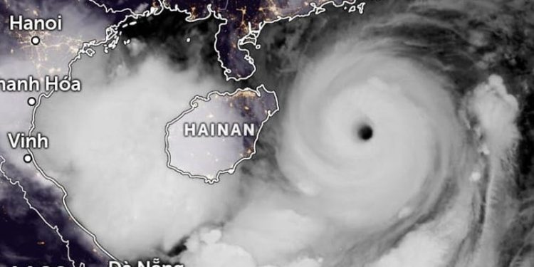 Topan Super Yagi Akan Mendarat Hari ini di Cina Selatan
