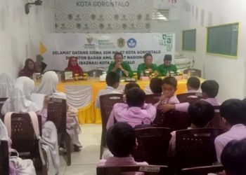 Siswa SD Belajar Administrasi di BAZNAS Kota Gorontalo