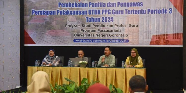 UNG Beri Pembekalan untuk Panitia dan Pengawas UTBK PPG
