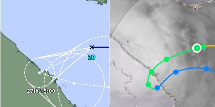 Badai Tropis Trami Diperkirakan Akan Mendarat di Vietnam Tengah