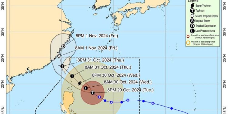 Topan Kong-rey Terus Menguat, Filipina Umumkan Evakuasi Segera