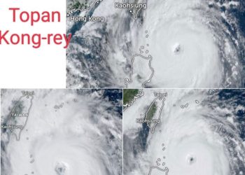 Topan Super Kong-rey Mendekati Taiwan, Peringatan Laut dan Darat Dikeluarkan