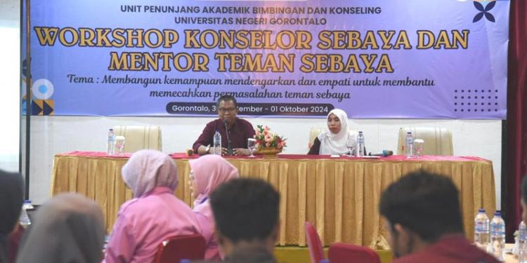 Mahasiswa UNG Dapat Pembekalan Konseling dan Mentoring