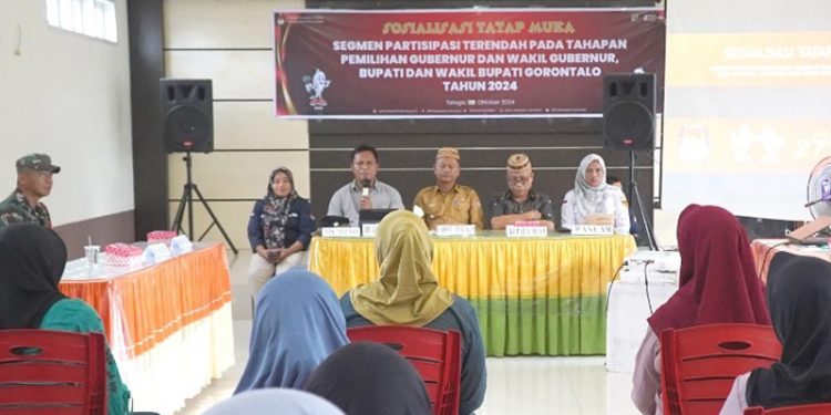 KPU Kabupaten Gorontalo Sosialisasi Serentak di 19 Kecamatan