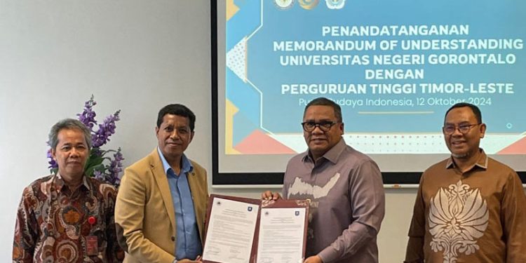 UNG Beri Beasiswa Penuh Kepada Mahasiswa Jenjang Sarjana dan Magister Asal Timor-Leste