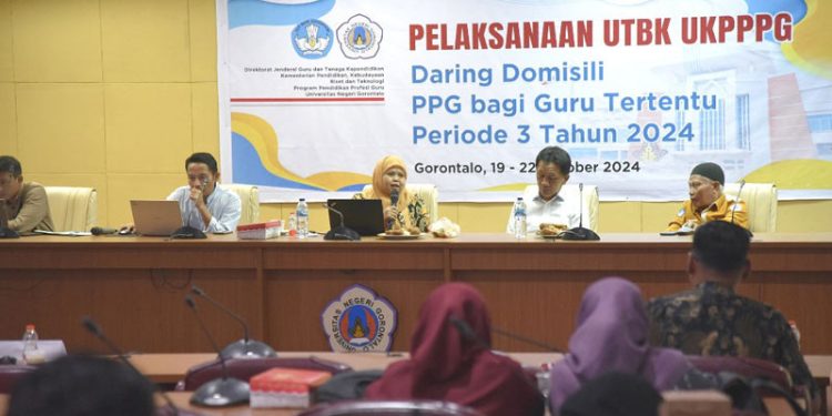 Uji Kompetensi 8.200 Peserta Pendidikan Profesi Guru di UNG Berjalan dengan Baik