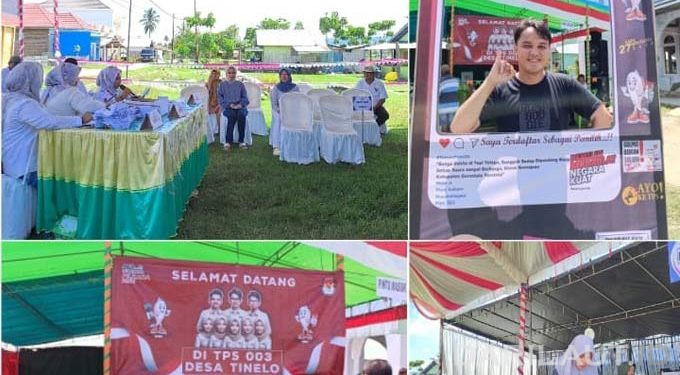 Pemungutan Suara di Sejumlah TPS di Kabupaten Gorontalo Berjalan Lancar