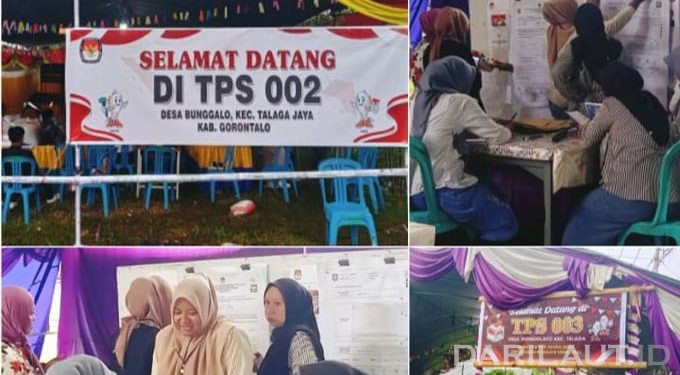 Foto: Suasana Penghitungan Suara di Kabupaten Gorontalo