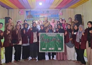 Mahasiswa UNG Edukasi Mitigasi Bencana Banjir dan Tanam Pohon Ketapang di Boalemo