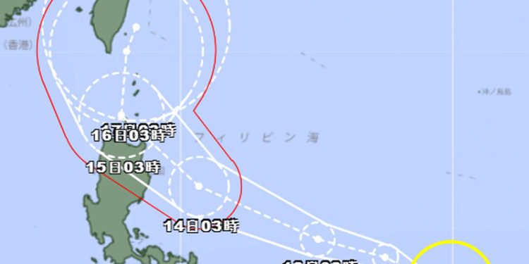 Badai Tropis Usagi Terbentuk di Dekat Pulau Yap, Mengarah ke Dekat Filipina