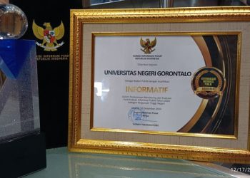 Universitas Negeri Gorontalo Badan Publik Informatif Dengan Nilai 97,08
