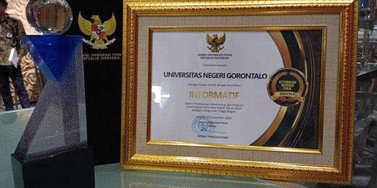 Universitas Negeri Gorontalo Badan Publik Informatif Dengan Nilai 97,08