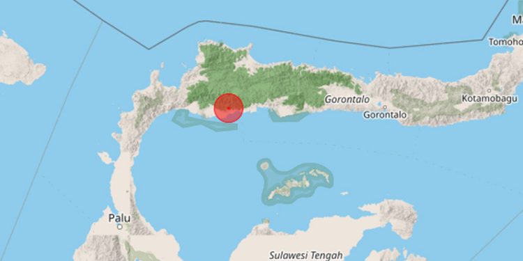 Gempa Parigi Moutong Berpusat di Darat