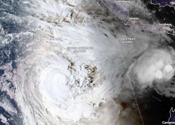Siklon Tropis Vince Terbentuk di Dekat Kepulauan Cocos
