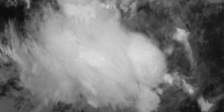 Bibit Siklon Tropis 96W Berkembang di Timur Laut Halmahera