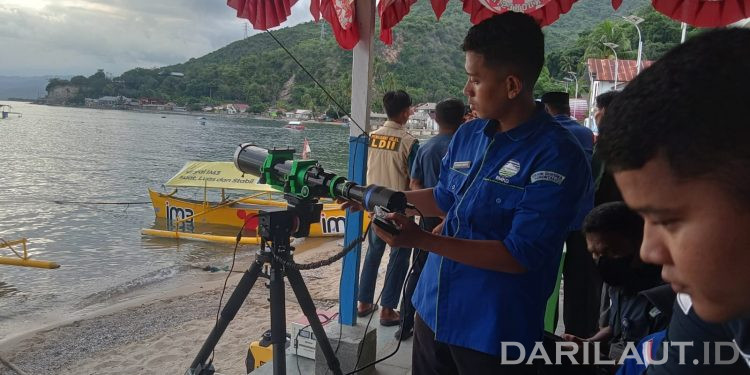 Pengamatan Hilal Awal Syawal 1446 H di Gorontalo Berlangsung di Pantai Botubarani