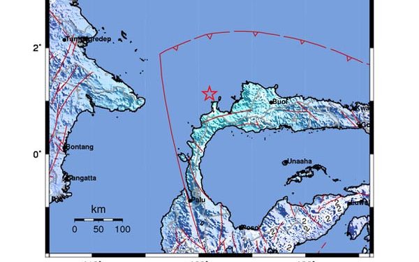 Gempa Laut Guncang Toli-toli dan Buol