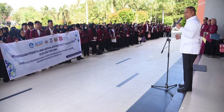 Ratusan Mahasiswa Mengikuti Program UNG Mengajar Batch 7