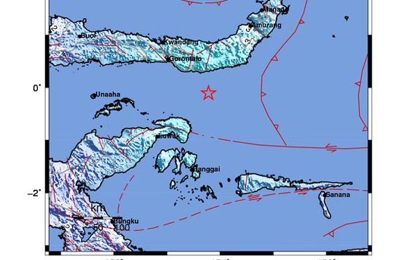 Gempa Laut M5,5 Goyang Gorontalo