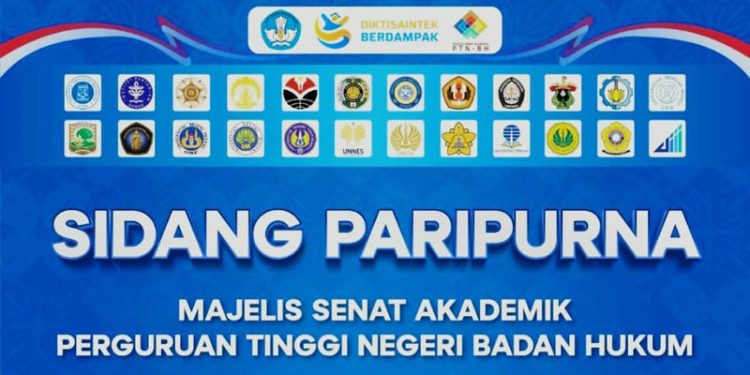 Majelis Senat Akademik PTNBH Adakan Sidang Paripurna, Rektor UNG Salah Satu Narasumber