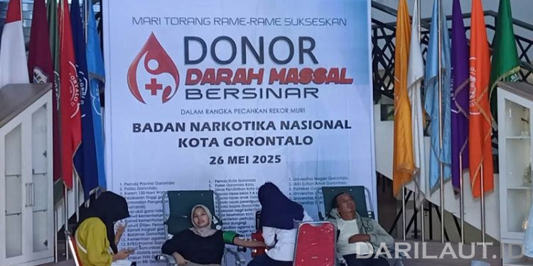 Peringati Hari Anti Narkotika Internasional UNG Laksanakan Aksi Sosial Donor Darah