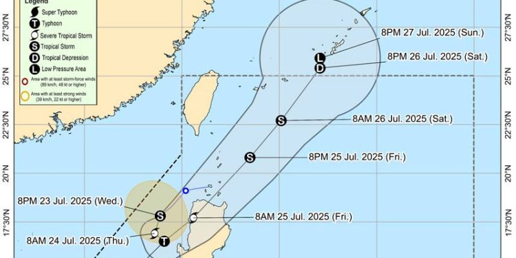 Topan Co-May Menguat di Laut Filipina Barat