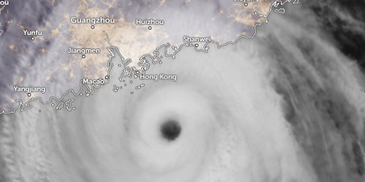 Observatorium Hong Kong Keluarkan Sinyal Angin Kencang, Jangan Keluar Rumah