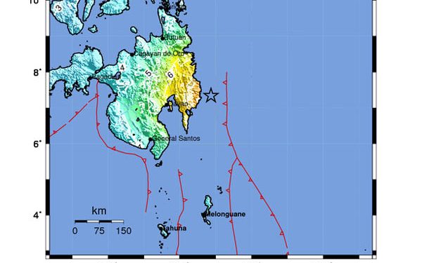 Gempa Dahsyat Magnitudo 7,5 Guncang Davao Oriental Filipina, Berpotensi Tsunami