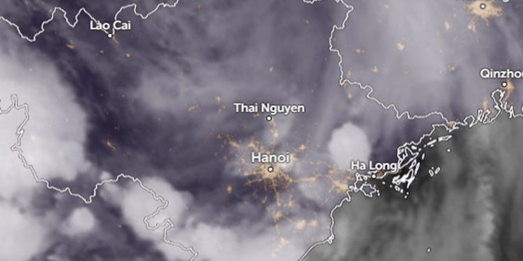 Topan Matmo Telah Melemah Saat Melintasi Perbatasan Vietnam dan Cina