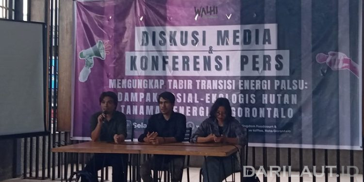 WALHI Gorontalo Menggelar Diskusi Transisi Energi Palsu