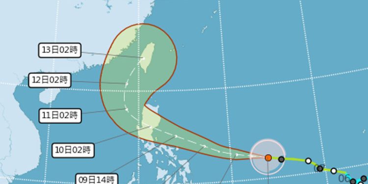 Setelah Melintasi Filipina Topan Fung-wong Berpeluang Mendarat di Taiwan