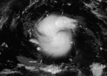 Badai Tropis Kalmaegi Terbentuk di Utara Teluk Cendrawasih Papua