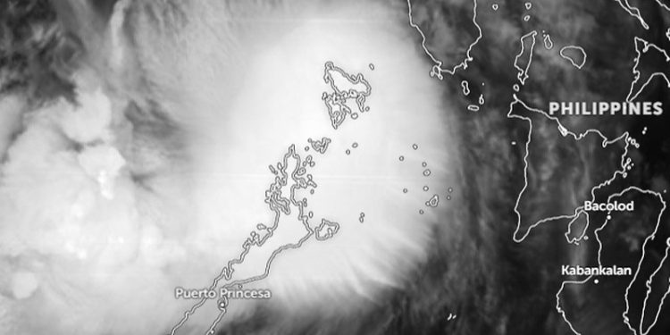 Badai Tropis Koto Terbentuk di Laut Sulu, Filipina