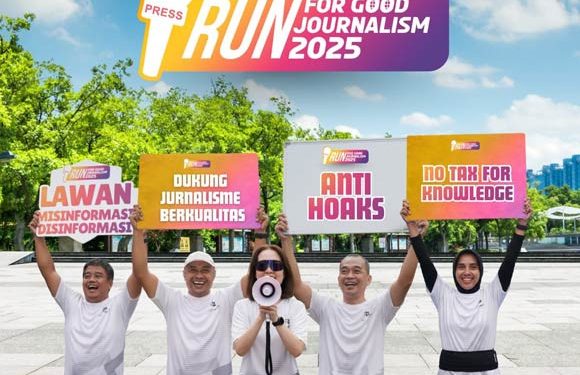 Lewat Fun Run Forum Pemred Gaungkan Good Journalism