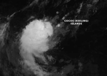 Siklon Tropis Bakung Melemah di Barat Kepulauan Cocos, Samudra Hindia