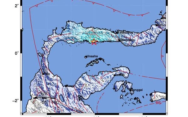 Sumber Gempa Darat di Pohuwato Mekanisme Oblique Naik