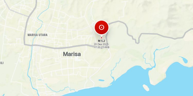 Gempa Darat M5,2 Guncang Pohowato, Gorontalo