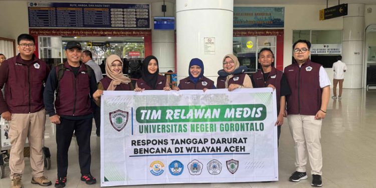 Tim Relawan Medis UNG di Aceh Kembali ke Gorontalo