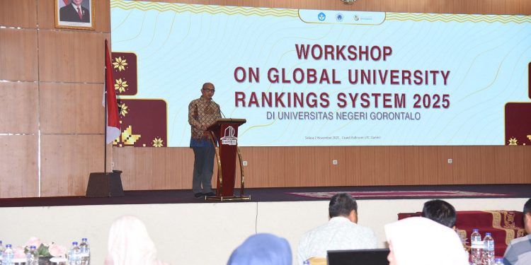 Siap Bersaing di Kancah Dunia, UNG Gelar Workshop Global University Rankings System 2025
