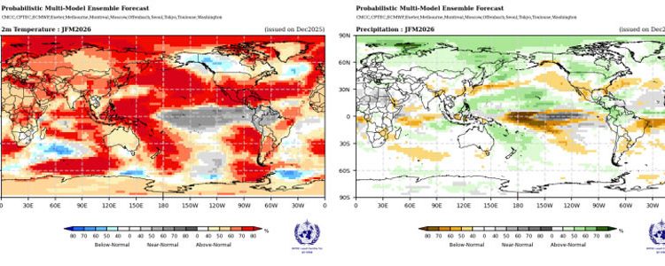 Curah Hujan Awal Tahun 2026 Dipengaruhi La Nina,  Bertahap Menuju Kondisi Netral ENSO