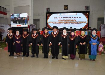 5 Guru Besar Baru UNG Perkuat Pilar Keilmuan