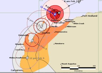 Siklon Tropis Mitchell di Australia Barat Sistem Berbahaya, Bawa Gelombang Tinggi, Hujan dan Angin yang Merusak