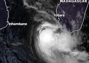 Siklon Tropis Gezani Berada di Dekat Toliara Madagaskar