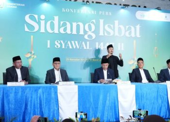 Menteri Agama: Posisi Hilal Belum Memenuhi Kriteria MABIMS, 1 Syawal 1447 H Sabtu 21 Maret 2026