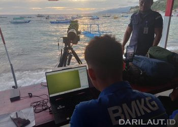 Suasana Pemantauan Hilal Awal Syawal 1447 H di Pantai Hiu Paus Gorontalo