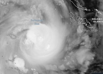 Siklon Tropis Maila Bergerak Lambat Sembari Menguat di Laut Solomon