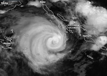 Siklon Tropis Maila Masih Bergerak Lambat di Laut Solomon