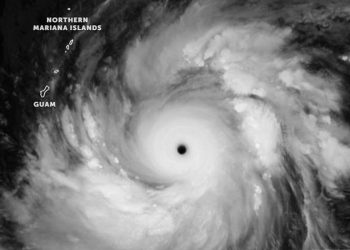 Topan Super Sinlaku Akan Melintasi Kepulauan Mariana Utara