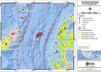 Laut Maluku Memiliki Kondisi Geologi yang Rumit dan Intensitas Kegempaan Sangat Tinggi